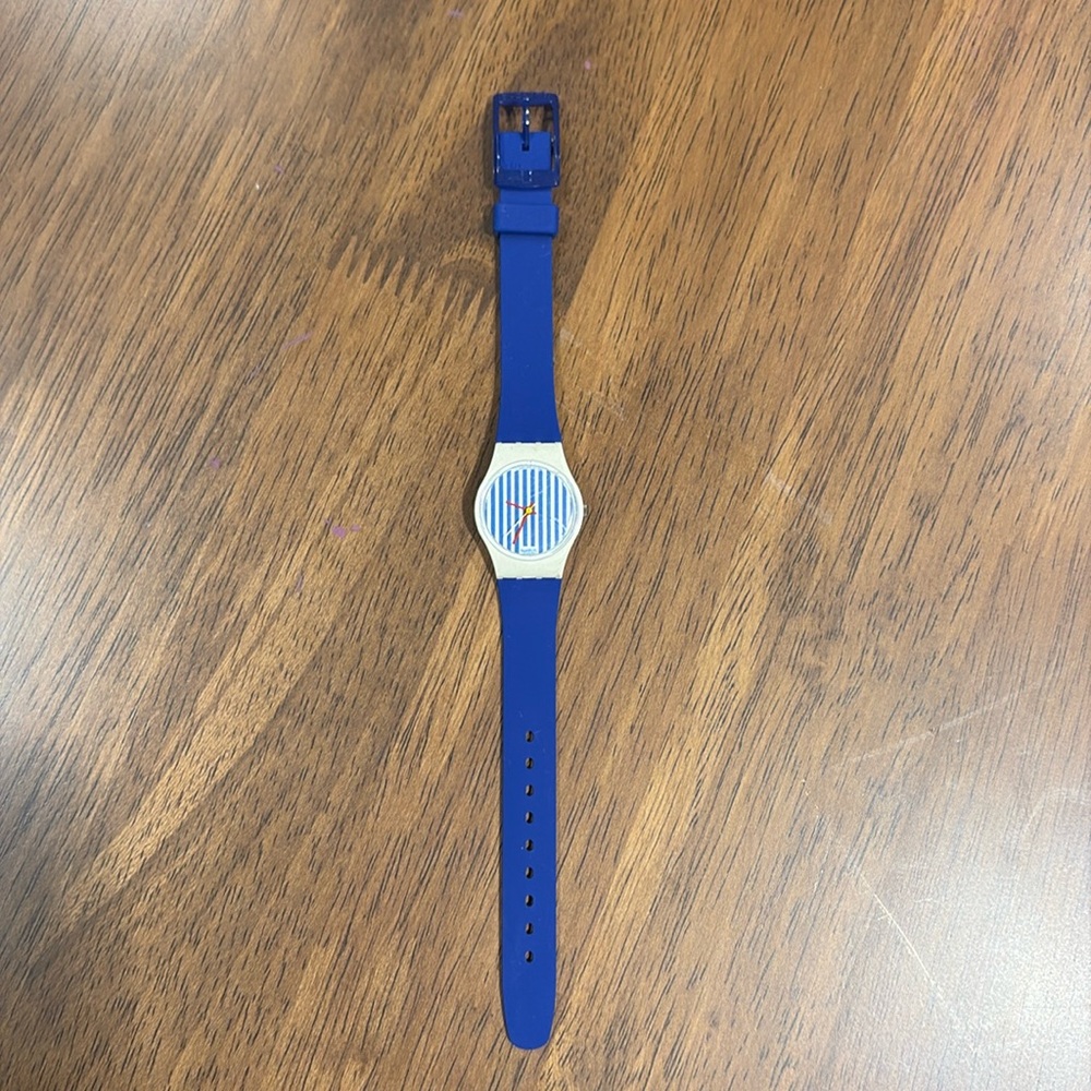 1987 Vintage Newport Two Swatch Watch used